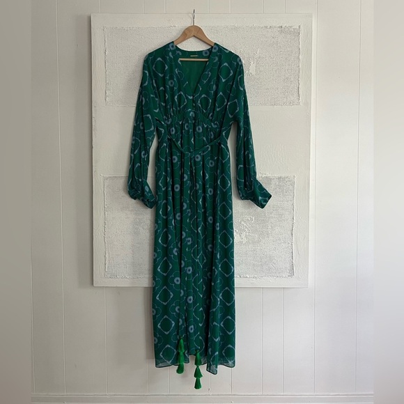 Alexis Skarla Green Patterned Maxi Dress - Picture 3 of 3